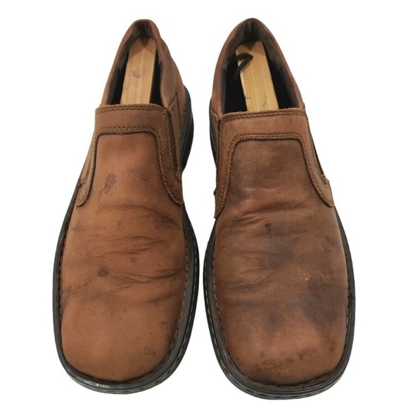 Born Hand Crafted Footwear Loafers Slip On Men Brown Leather10/44 M/W M9560 CKF9 - Picture 3 of 16